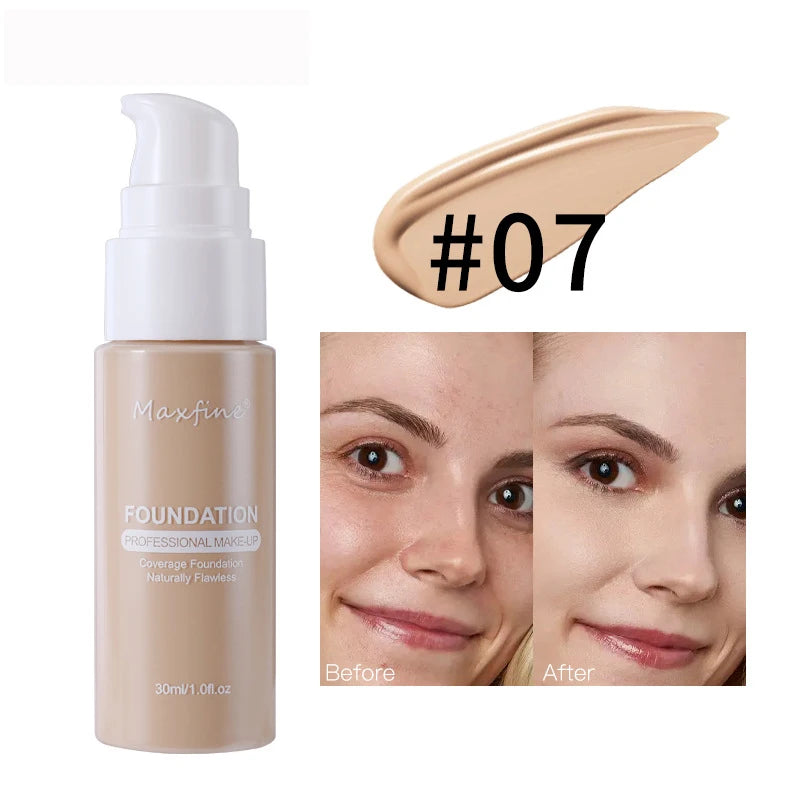 Base Profissional 3 em 1: Cobertura alta, toque seco e resistente ao suor. Importada. Ideal pra peles brasileiras."