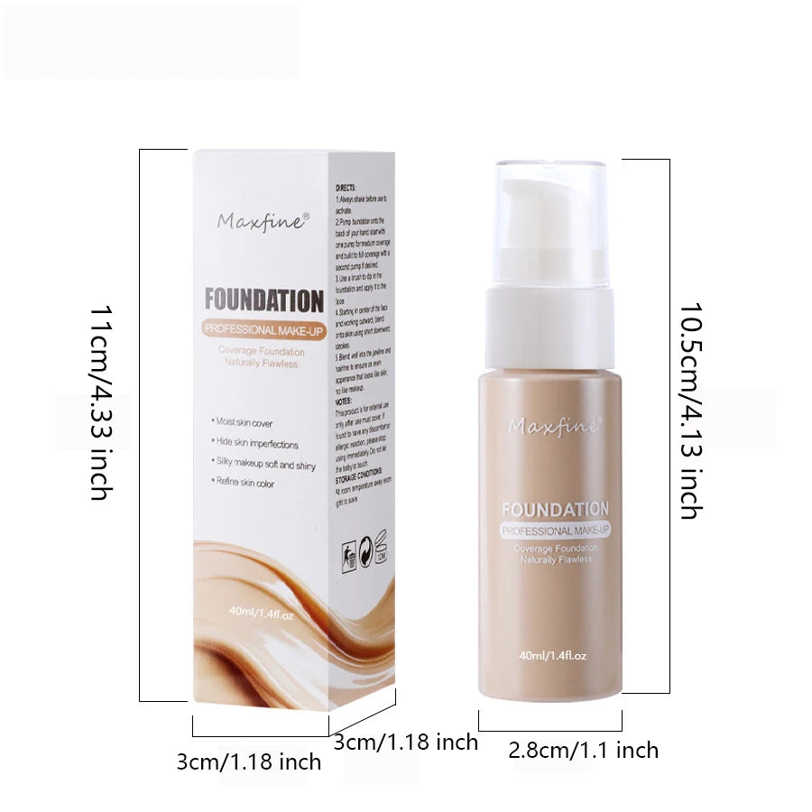 Base Profissional 3 em 1: Cobertura alta, toque seco e resistente ao suor. Importada. Ideal pra peles brasileiras."
